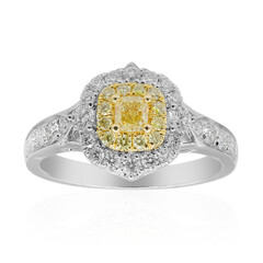 Gelber SI2 Brillant-Goldring (CIRARI)