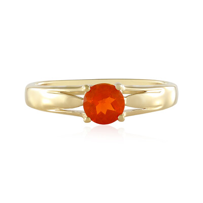 Mexikanischer Feueropal-Silberring
