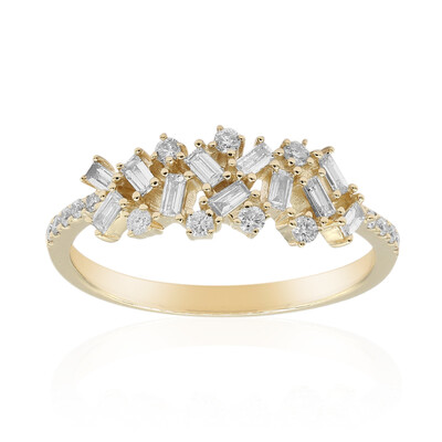 SI2 (H) Diamant-Goldring (CIRARI)