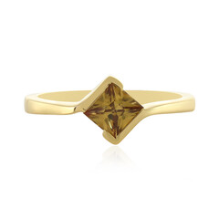 Gelber Zirkon-Silberring
