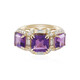 Sibirischer Amethyst-Goldring (Adela Gold)