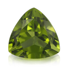 Kaschmir-Peridot-Edelstein 6,01 ct in Sammler-Box