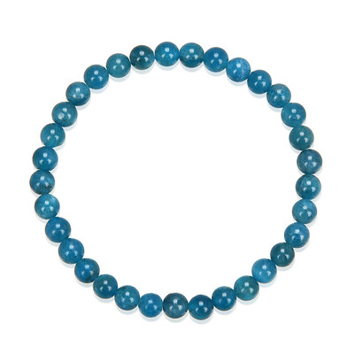 Blauer Apatit-Armband