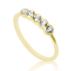 Zirkon-Goldring