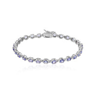 Tansanit-Silberarmband