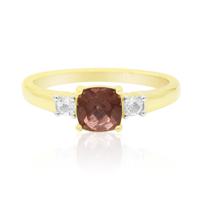 Roter Apatit-Goldring