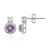 Amethyst-Silberohrringe