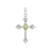 Peridot-Silberanhänger