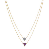 Amethyst-Silbercollier