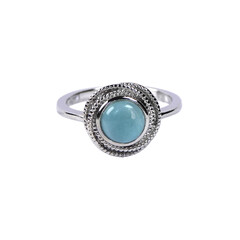 Larimar-Silberring