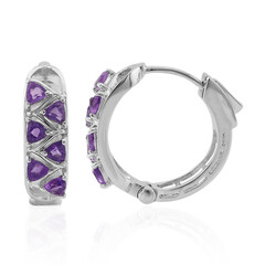 Amethyst-Silberohrringe