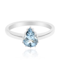 Brasilianischer Aquamarin-Goldring
