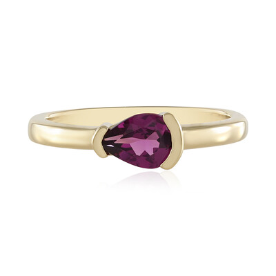 Magenta-Granat-Silberring