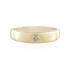 I2 Schokoladen-Brillant-Goldring