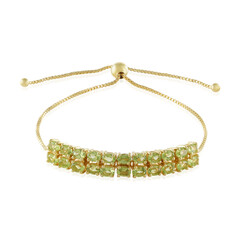 Peridot-Silberarmband