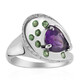 Sibirischer Amethyst-Silberring