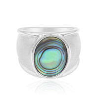 Abalone-Muschel-Silberring