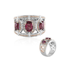 Malawi-Granat-Silberring (Dallas Prince Designs)