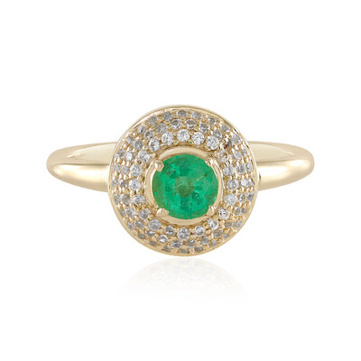 Russischer Smaragd-Goldring
