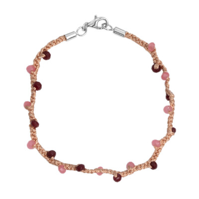 Chalzedon-Silberarmband