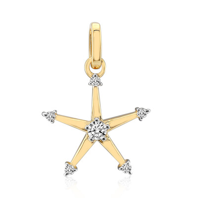 SI1 (G) Diamant-Goldanhänger (Annette)