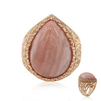 Australischer Pinkfarbener Opal-Silberring (Art of Nature)