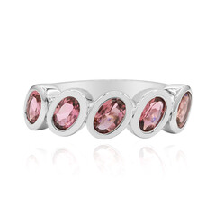 Pinkfarbener Turmalin-Silberring