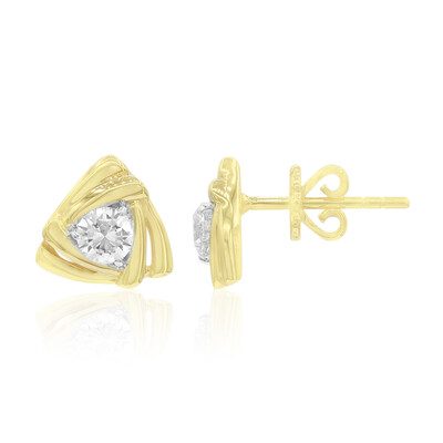 SI1 (G) Brillant-Goldohrringe (Annette)