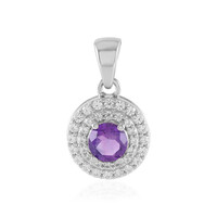 Sibirischer Amethyst-Silberanhänger