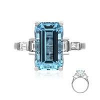 AAA-Brasilianischer Aquamarin-Goldring (AMAYANI)