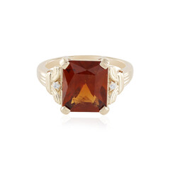 Hessonit-Granat-Goldring