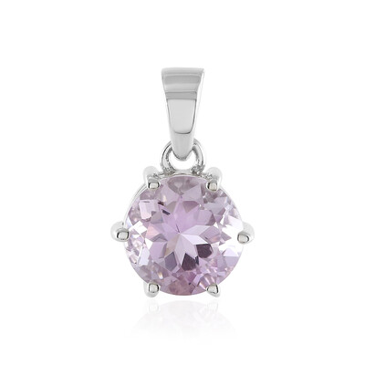 Lavendel-Amethyst-Silberanhänger