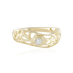 Lupenreiner (F) Brillant-Goldring (Ornaments by de Melo)