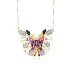 Amethyst-Silbercollier