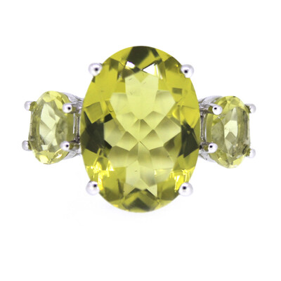 Ouro Verde-Quarz-Silberring