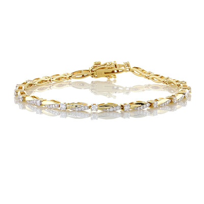 Lupenreiner (F) Brillant-Goldarmband (LUCENT DIAMONDS)