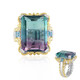 Mehrfarbiger Fluorit-Silberring (Gems en Vogue)