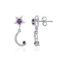 Amethyst-Silberohrringe