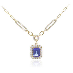 AAA-Tansanit-Goldcollier (CIRARI)