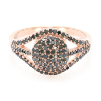 Fancy-Diamant-Silberring