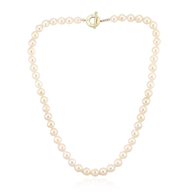 Akoya-Perlen-Silbercollier (TPC)