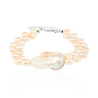 Keshi-Perlen-Silberarmband (TPC)