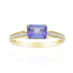 AAA-Tansanit-Goldring (CIRARI)