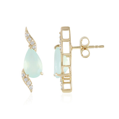 Paraiba-Opal-Goldohrringe (AMAYANI)