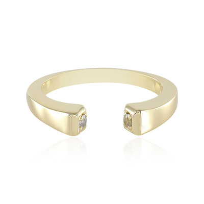 Weißer Saphir-Goldring (Adela Gold)