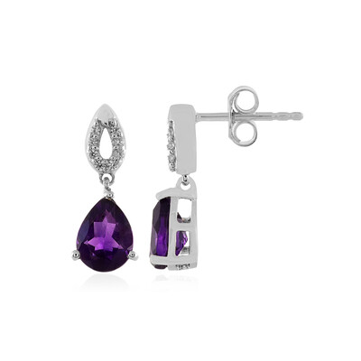 Amethyst-Silberohrringe