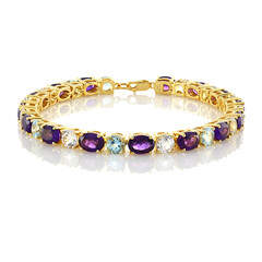 Amethyst-Silberarmband