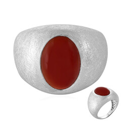 Onyx-Silberring