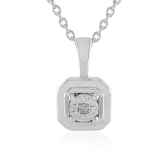 I2 (J) Diamant-Silberhalskette