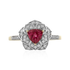 Pinkfarbener Turmalin-Goldring (Adela Gold)